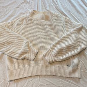 Hollister cream sweater